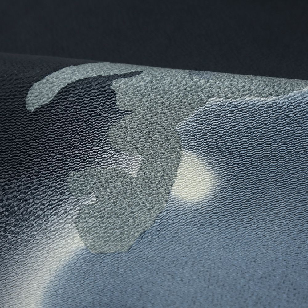 売約済み【秋のおしゃれ用に】★★新品未使用　正絹雪輪名古屋帯★★ 名古屋帯 正絹 黒 雪月花 雪輪 文字 冬 作家物 落款 友禅染 リサイクル