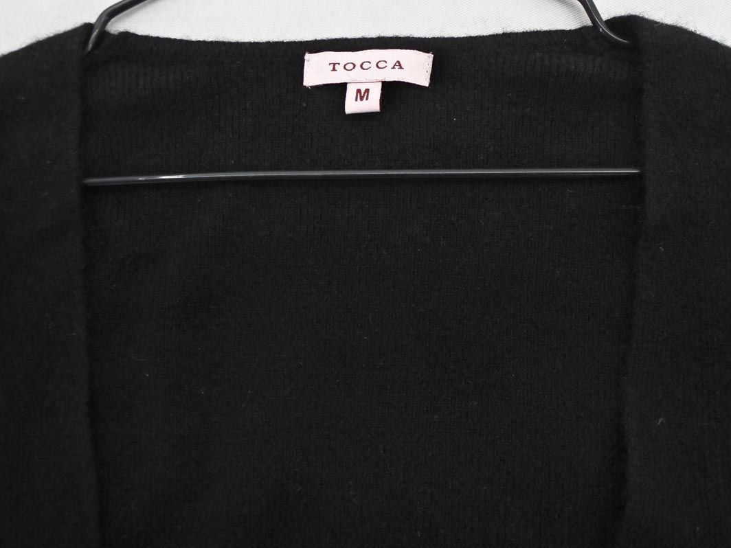TOCCA トッカ カシミヤ100% ボレロ カーディガン sizeM/黒