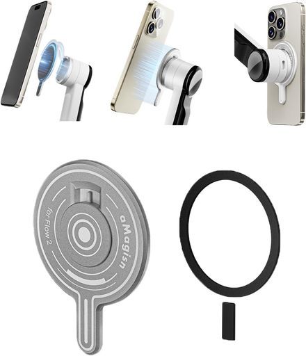 Insta360flow2pro磁気スマートフォンマウントMagSafe用磁気リング付き