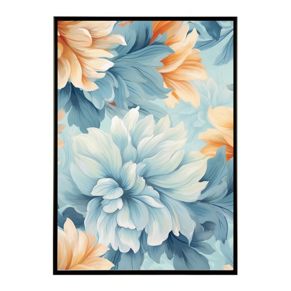 B1サイズ（約73x103cm）】【lm-poster-759】【フレーム付き】花柄 