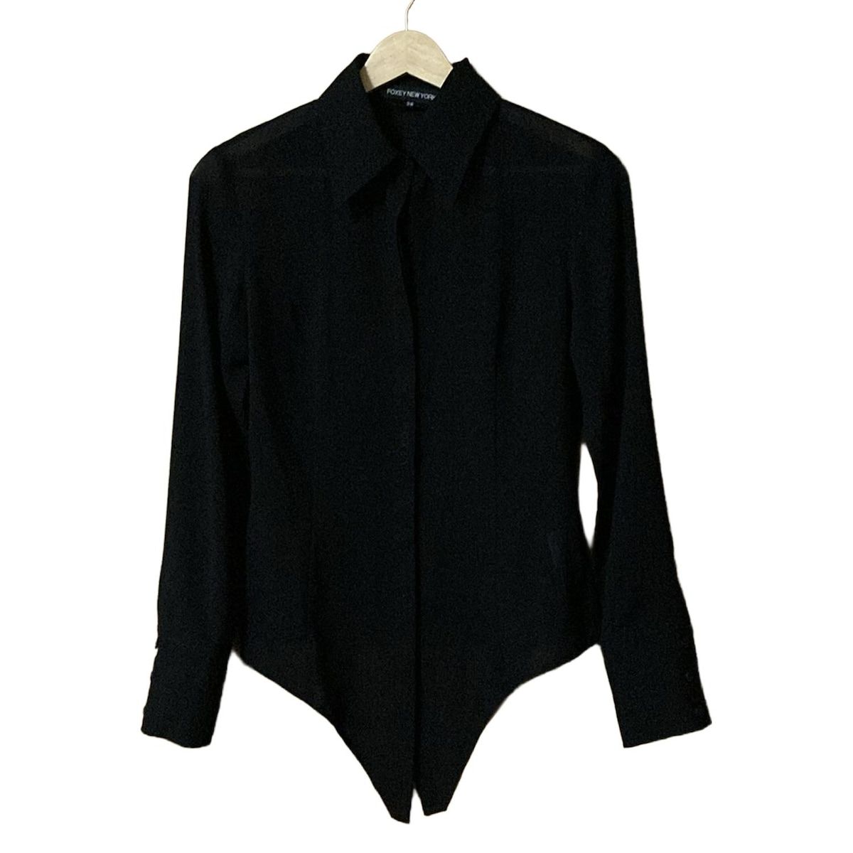 FOXEY NEW YORK(フォクシーニューヨーク) 長袖シャツブラウス サイズ38