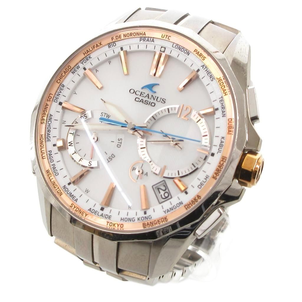 カシオ CASIO オシアナス OCEANUS マンタ 腕時計 ウォッチ 電波