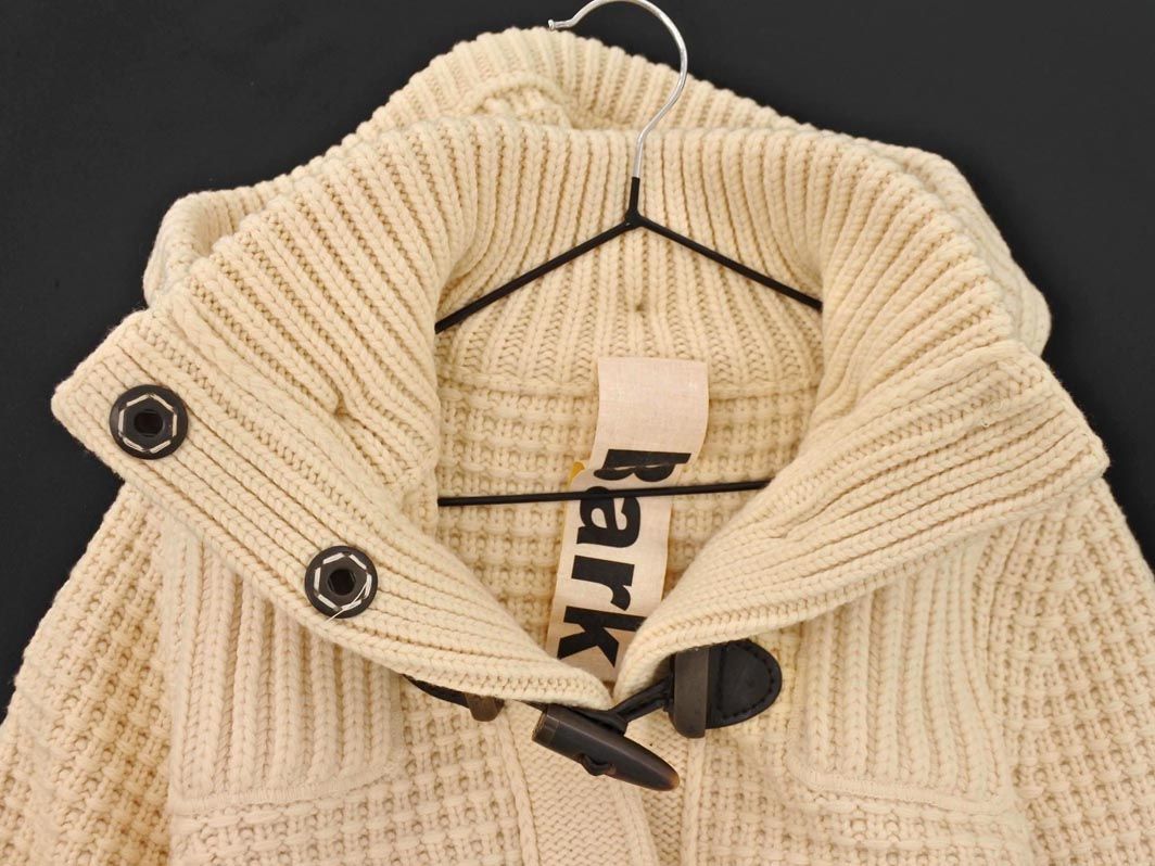 Bark ニット ニットダッフル バーク ホワイト BARK｜バークの正規取扱