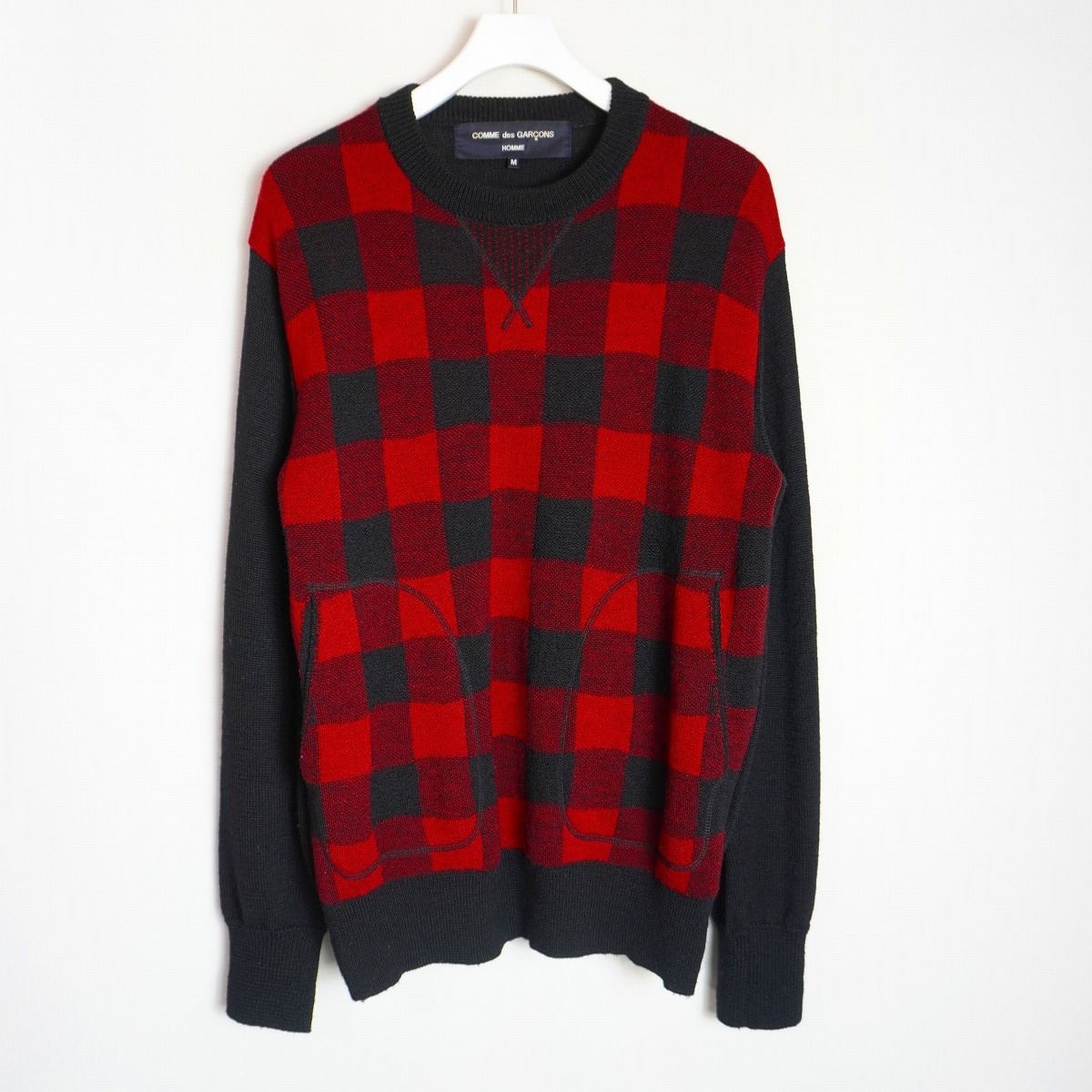 美品 COMME des GARCONS HOMME コムデギャルソン ニット セーター 
