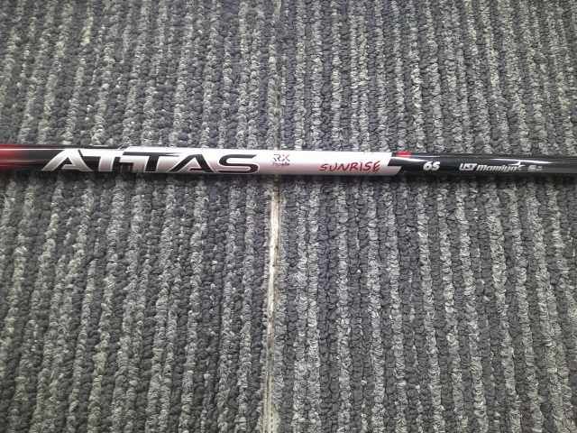 【中古ゴルフクラブ】【超美品】UST マミヤ シャフト単品 (キャロウェイ スリーブ付) UST マミヤ ATTAS RX SUNRISE RED 6 1W【14日間返品OK】 中古 シャフト USTマミヤ ATTAS RX SUNRISE RED 6（S） キャロウェイ用