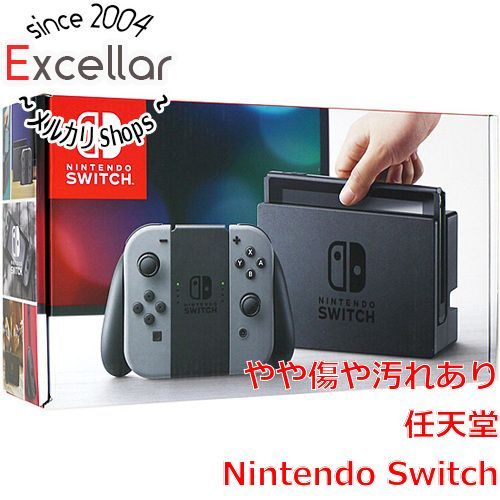 bn:17] 任天堂 Nintendo Switch グレー 液晶画面いたみ 元箱あり
