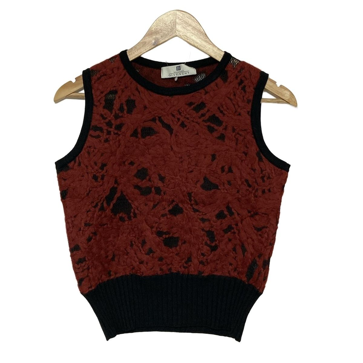 GIVENCHY GIVENCHYジバンシー 黒 赤 セーター ニットセーター 黒⁄白⁄赤