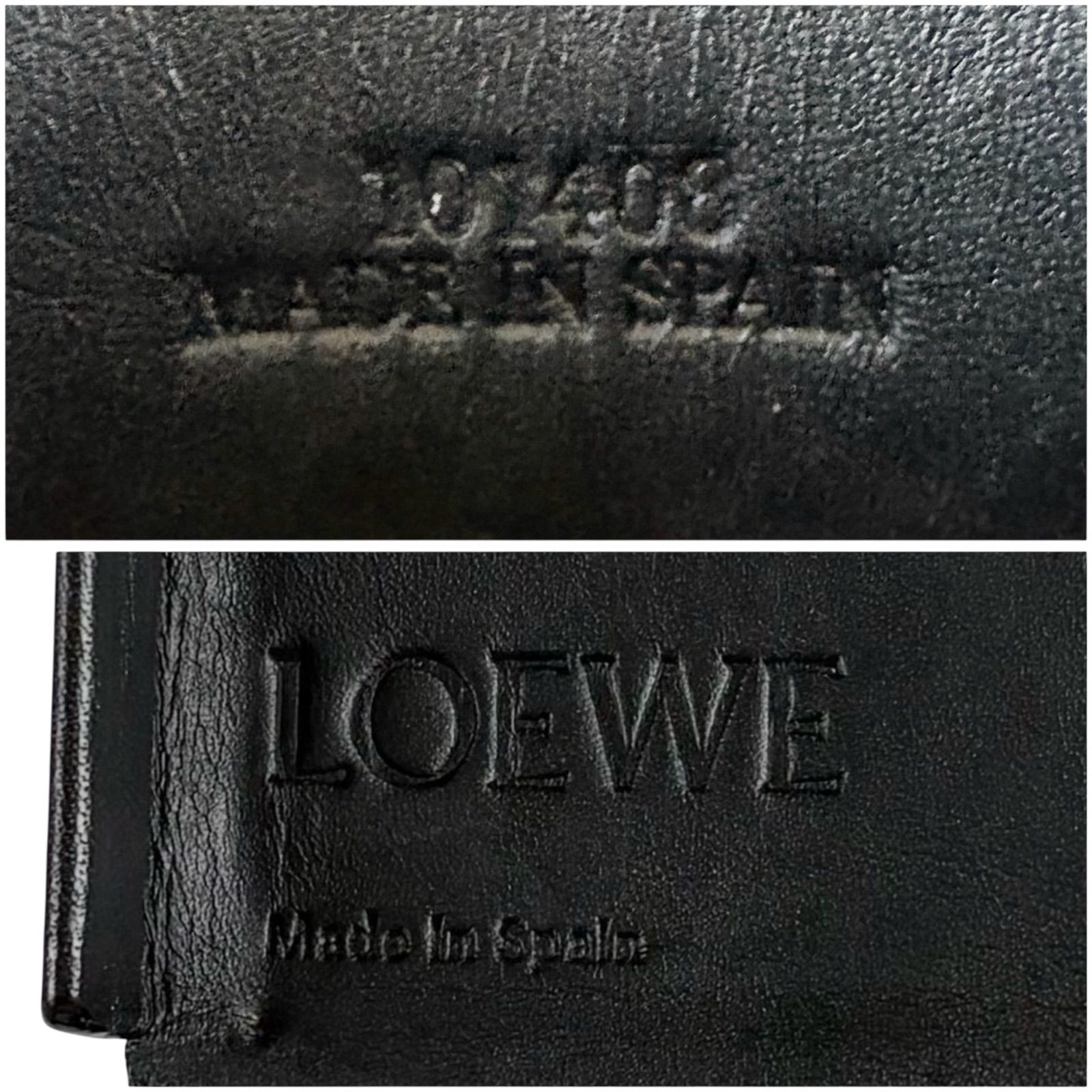 ロエベ LOEWE アナグラムロゴ コインケース 小銭入れ レザー ブラック