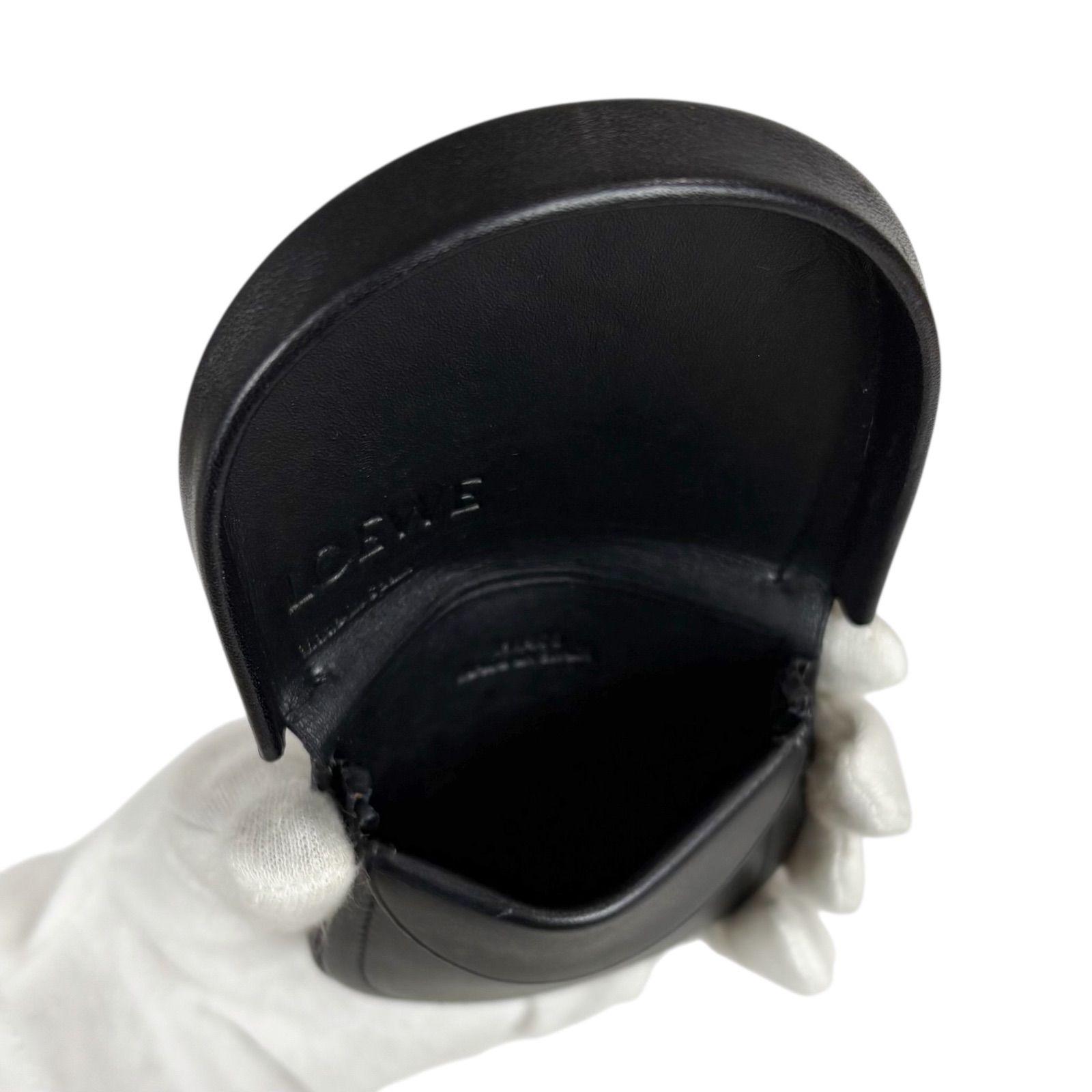 ロエベ LOEWE アナグラムロゴ コインケース 小銭入れ レザー ブラック