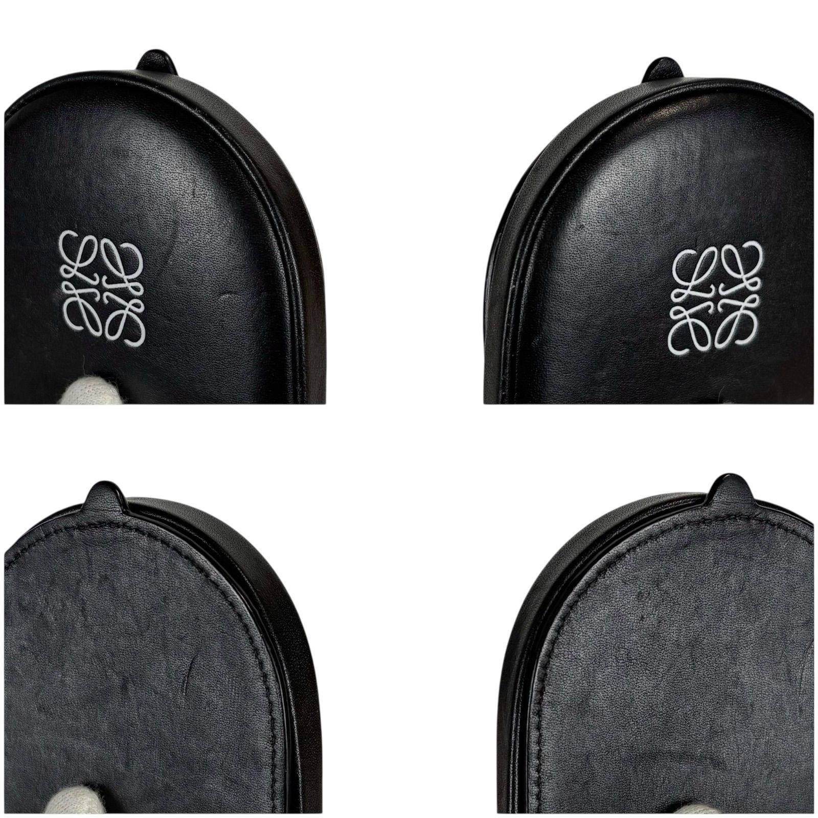 ロエベ LOEWE アナグラムロゴ コインケース 小銭入れ レザー ブラック