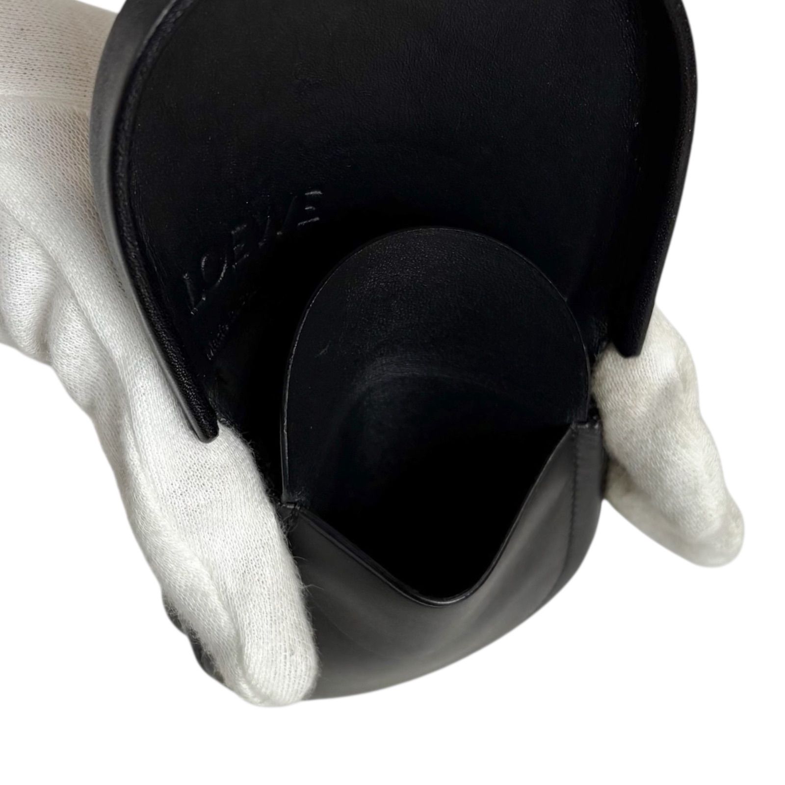 ロエベ LOEWE アナグラムロゴ コインケース 小銭入れ レザー ブラック