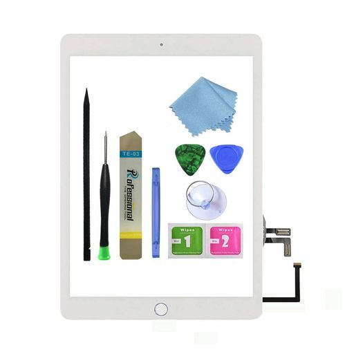 ZentopホワイトiPad520179.7インチ用(A1822A1823)タッチスクリーン