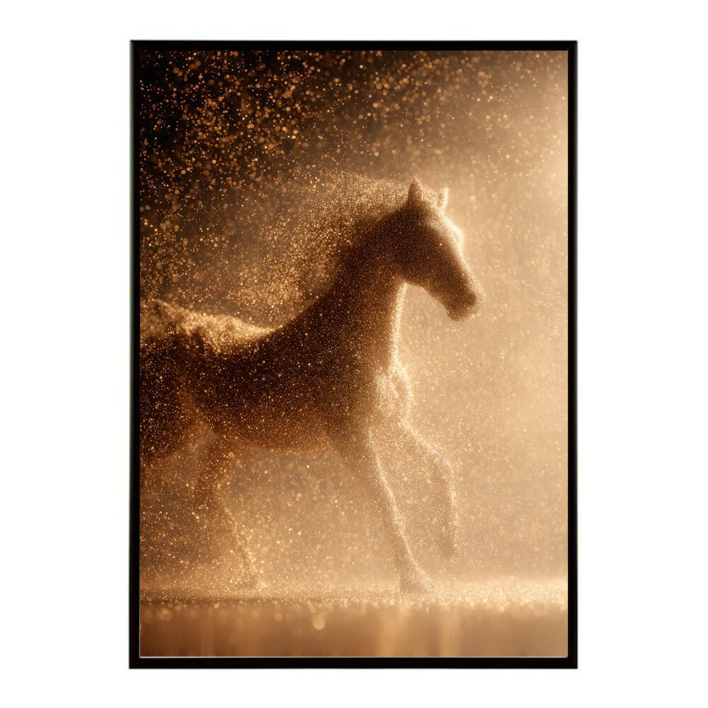 A1サイズ（約59x84cm）】【lm-poster-7744】【フレーム付き】馬 ホース