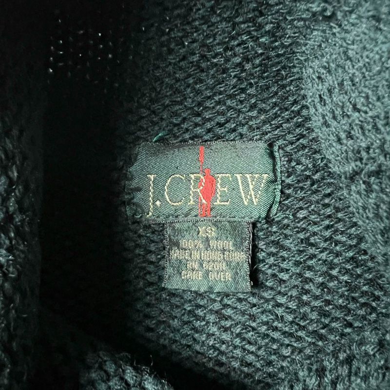 90s 巨人タグ J.CREW ロールネック ウール ニット セーター XS / J