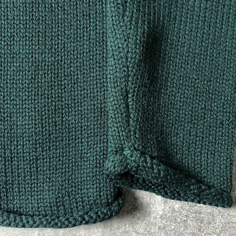 90s 巨人タグ J.CREW ロールネック ウール ニット セーター XS / J