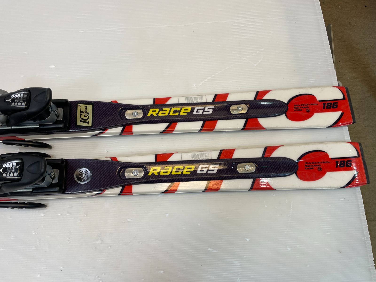 ◇ スキー Atomic Race GS 186 cm + race ski-251007-03 スキー板