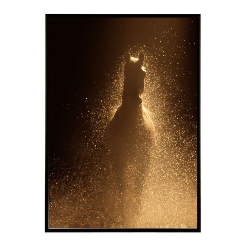 A0サイズ（約84x119cm）】【lm-poster-7762】【フレーム付き】馬