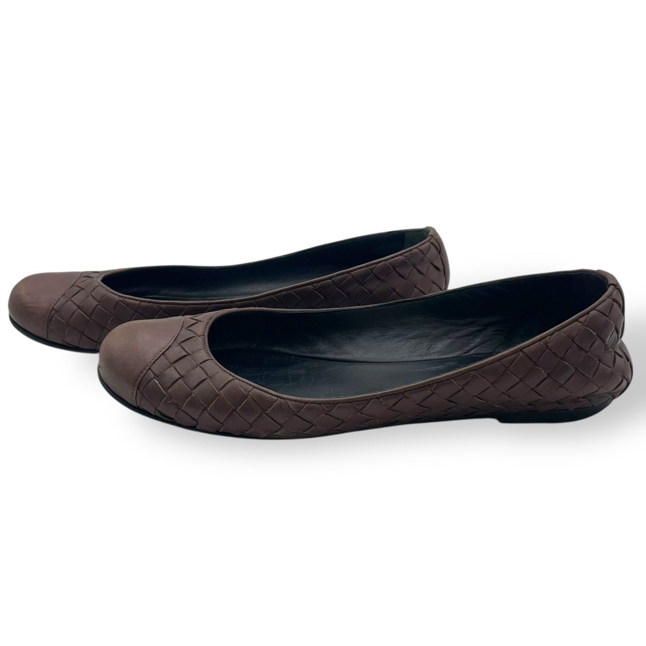 美品 BOTTEGA VENETA ボッテガヴェネタ フラットシューズ イントレ