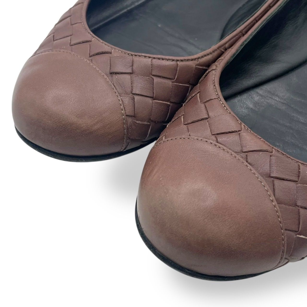 美品 BOTTEGA VENETA ボッテガヴェネタ フラットシューズ イントレ