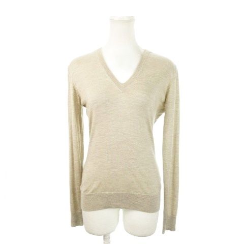 エトロ ETRO ニット セーター 長袖 カシミヤ シルク 40 ライトブラウン