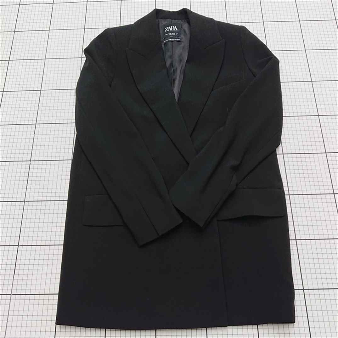 ◇ Θ ザラ ZARA 1255/775/800 テーラードジャケット ブラック系