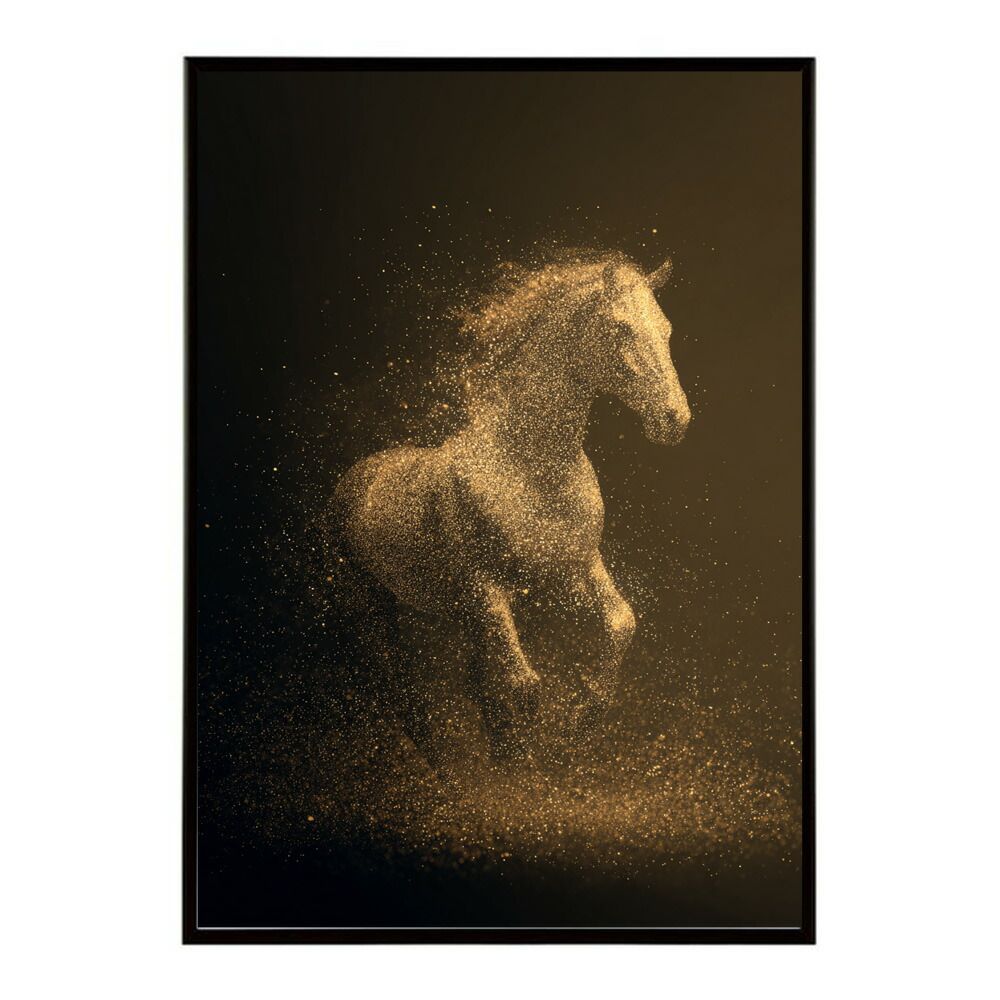 A1サイズ（約59x84cm）】【lm-poster-7792】【フレーム付き】馬 ホース