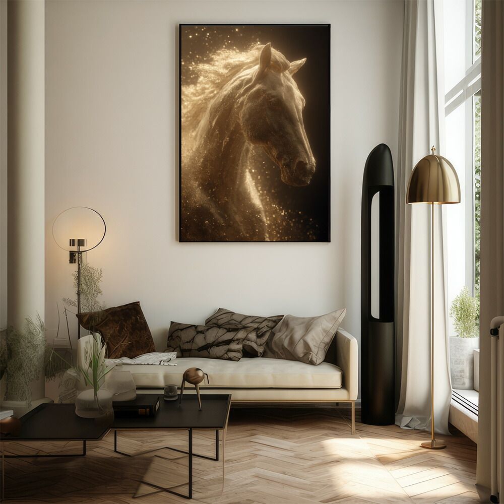 Drool ポスターA0サイズ 馬 草原 特大アートポスター Drool ポスターA0