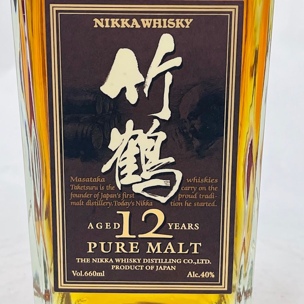 パ*輩様 【メルカリ便 匿名発送】ニッカウイスキー 竹鶴 １２年 Amazon.co.jp: ニッカ ウイスキー 竹鶴 12年 旧ボトル 180ml 40