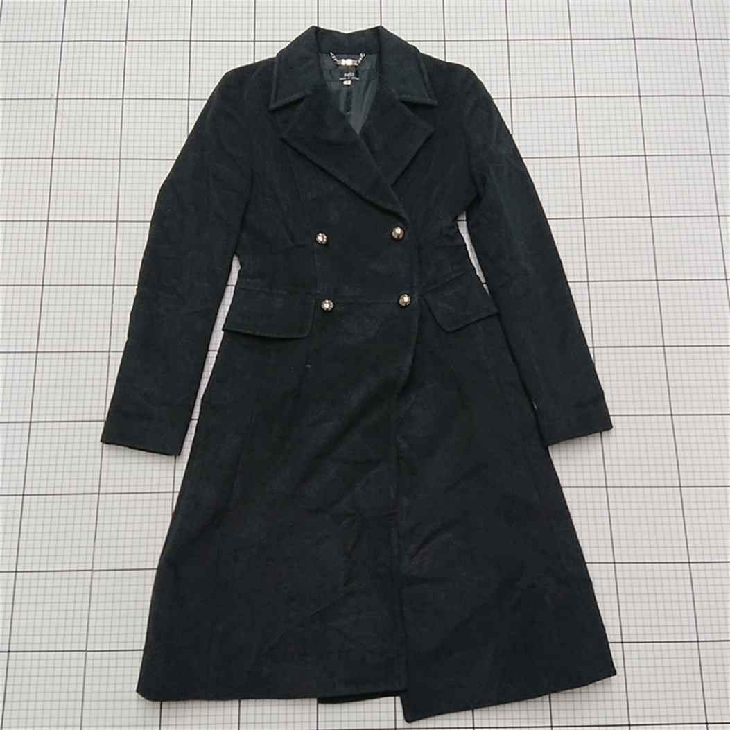 INED イネド アンゴラ混 ウール ロングコート ブラック M 美品 INED 