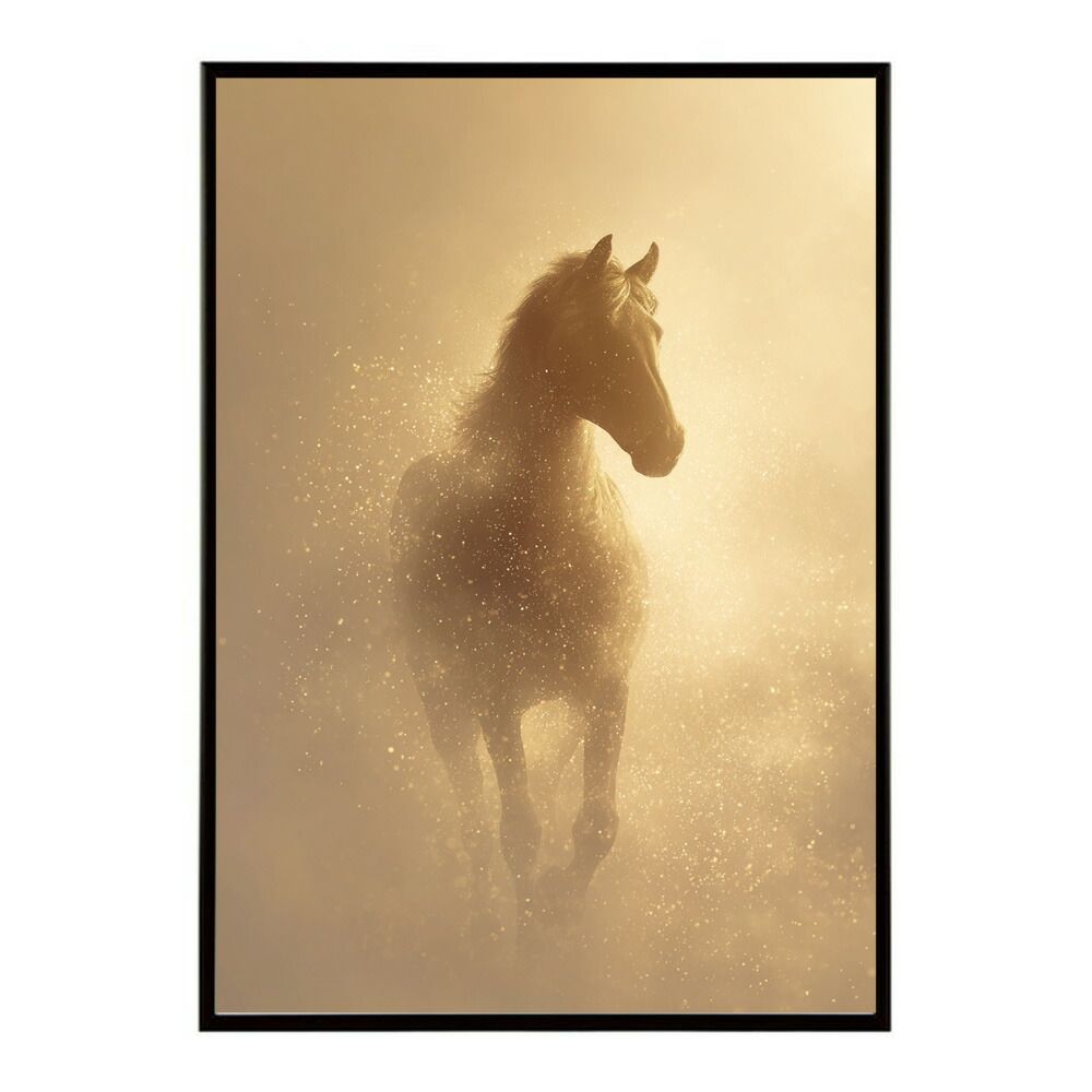 【A2サイズ（約42x59cm）】【lm-poster-7488】【フレーム付き】馬 ホース 絵 絵画 写真 動物 アニマル 北欧 ポップ アート 手書き 安い ポスター  インテリア おしゃれ  プリントポスター フォト イ B3サイズ（約36x51cm）lm-poster-7803フレーム付き馬 ホース 絵 絵画 写真