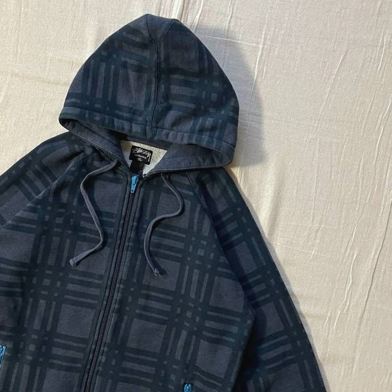 希少 00s archive 旧タグ old stussy オールドステューシー 大判チェッ