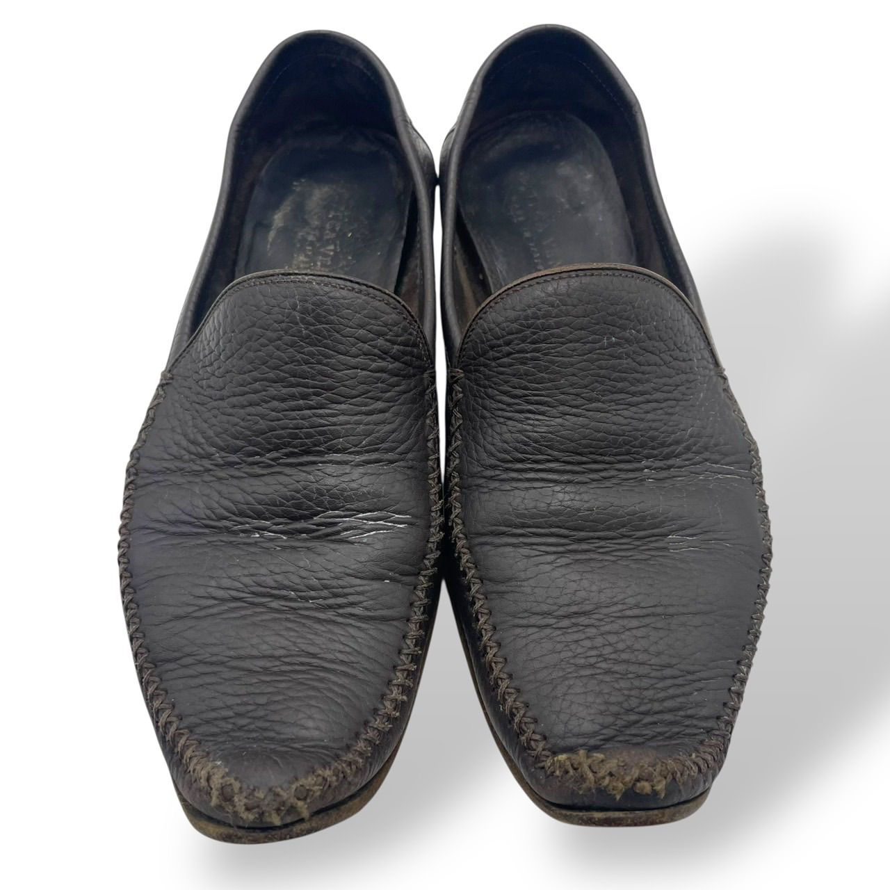 良品 BOTTEGA VENETA ボッテガヴェネタ ローファー フラットシューズ