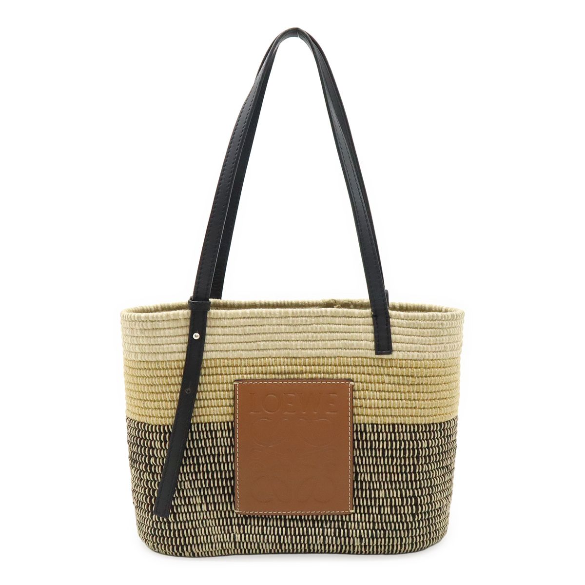 斜 めがけ ロエベ カゴ バッグ LOEWE ロエベ スクエアバスケット