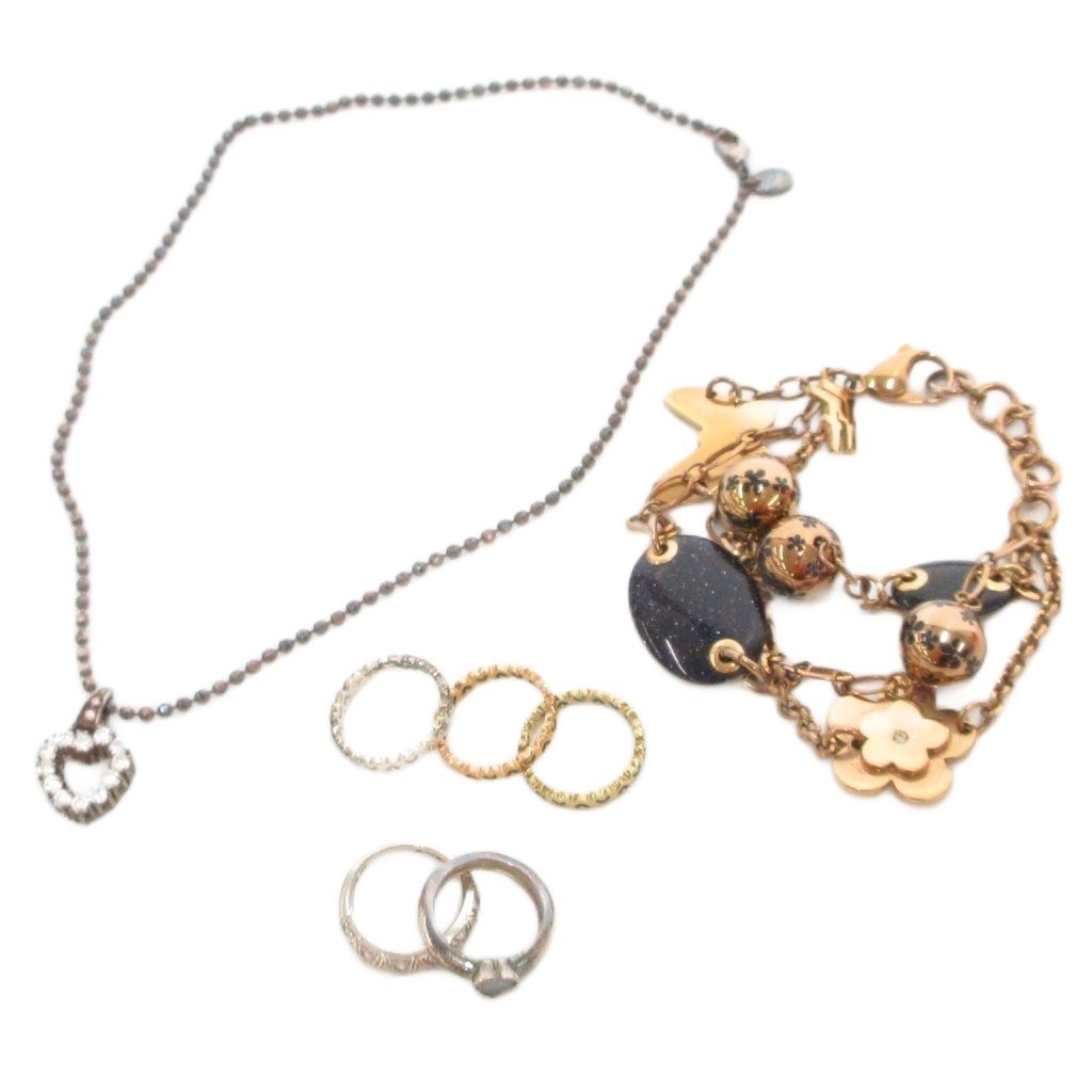 フォリフォリ Folli Follie 7点セット リング ブレスレット ネックレス 