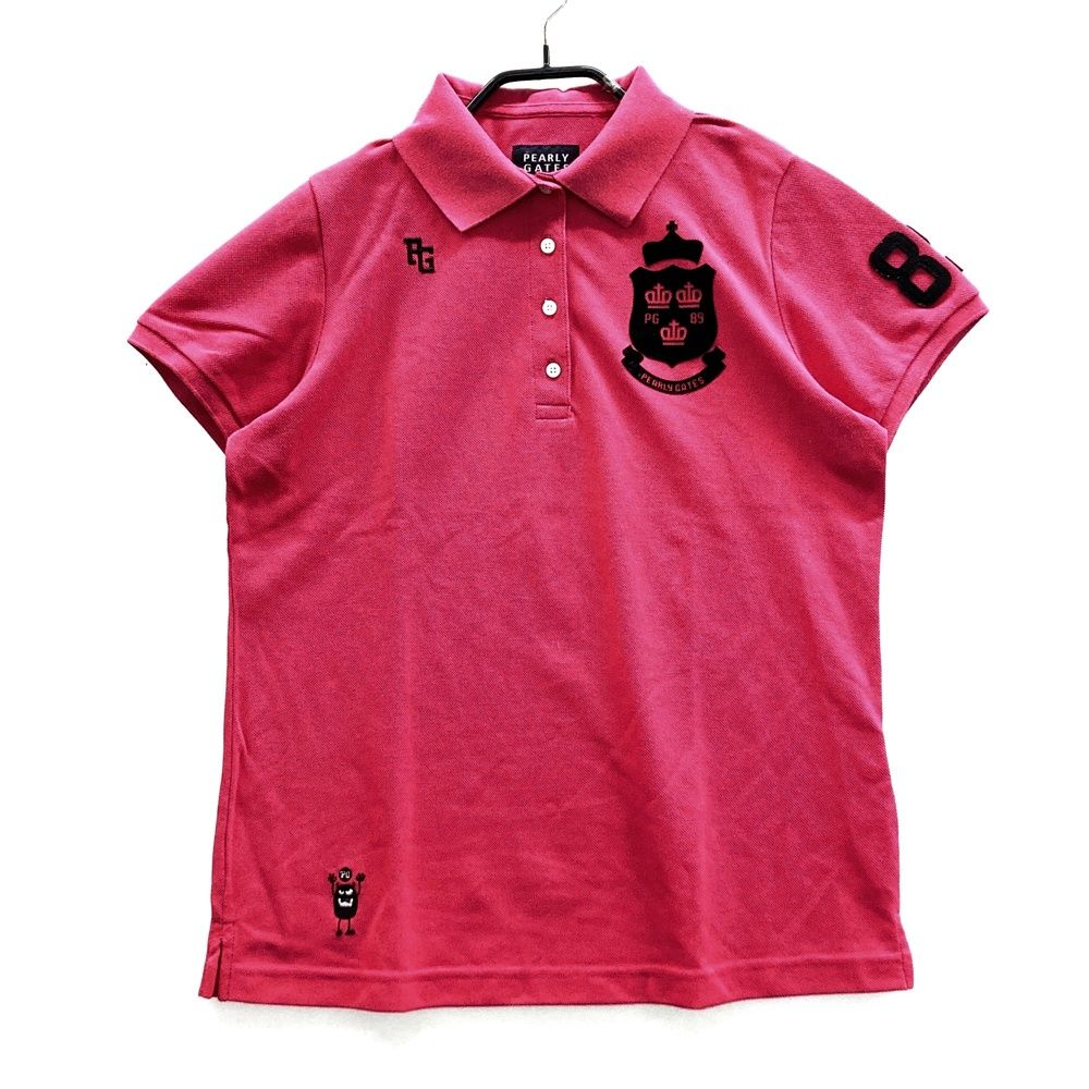 サイズ：2 PEARLY GATES パーリーゲイツ 半袖ポロシャツ ピンク系