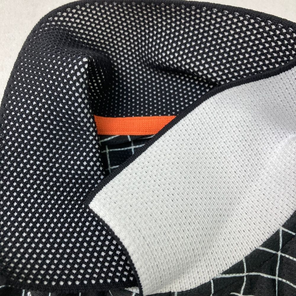 サイズ：46 MARK&LONA マークアンドロナ 半袖ポロシャツ 総柄 ブラック