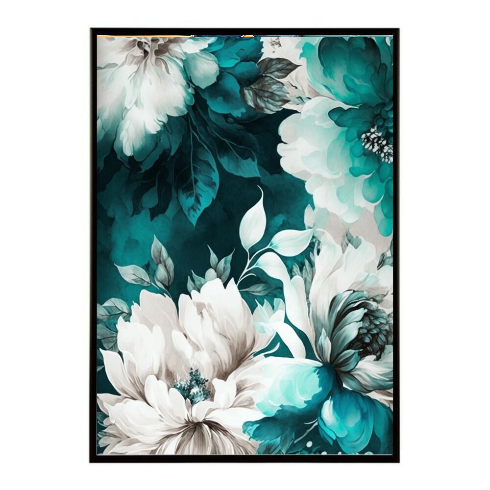 B2サイズ（約51x73cm）】【lm-poster-793】【フレーム付き】花柄