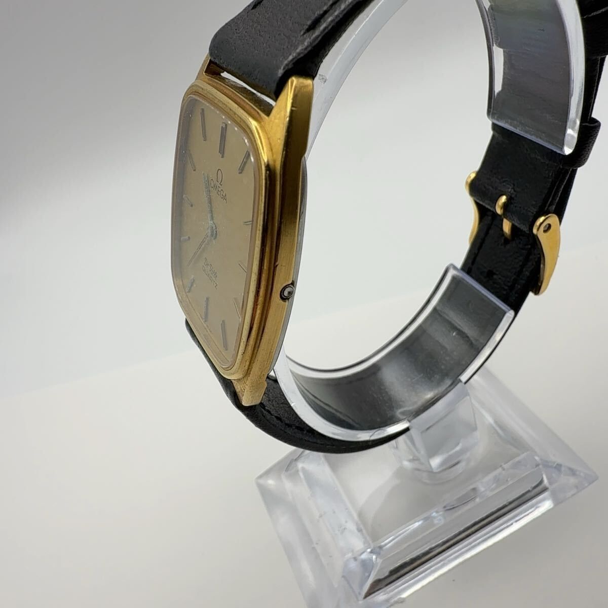 OMEGA オメガ De Ville デビル クォーツ スクエア 不動 ジャンク品