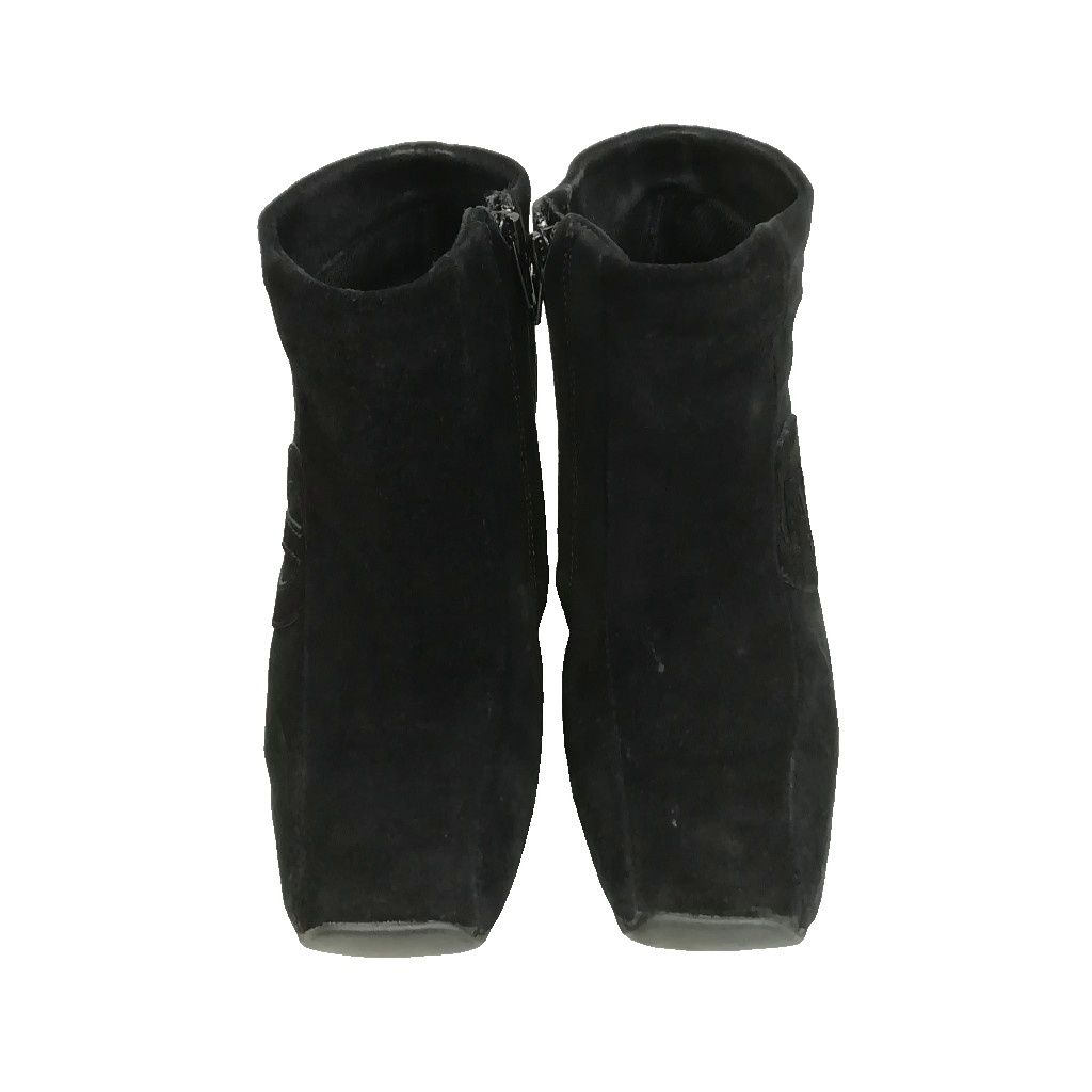 ノーネーム NO NAME スウェード ブーティ ショートブーツ 36 ブラック
