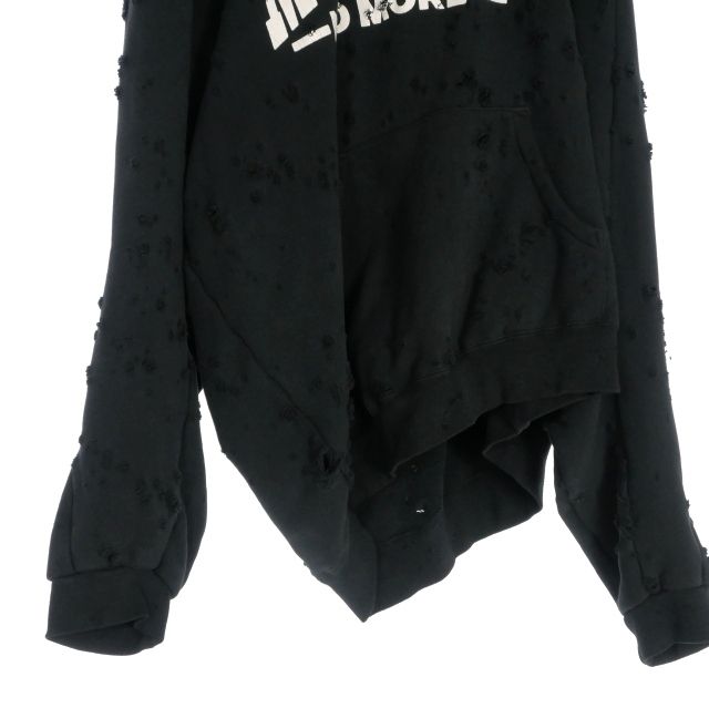 ダブレット doublet 24AW ZOMBIE SILHOUETTE HOODIE ダメージ加工