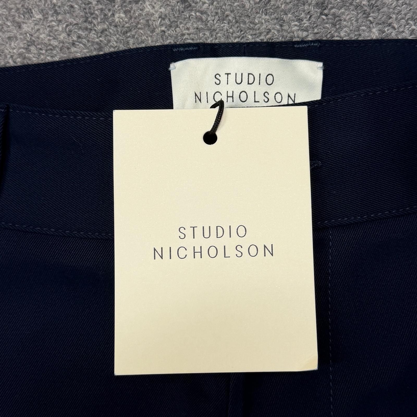参考上代59400円 未使用 STUDIO NICHOLSON PEACHED COTTON TWILL
