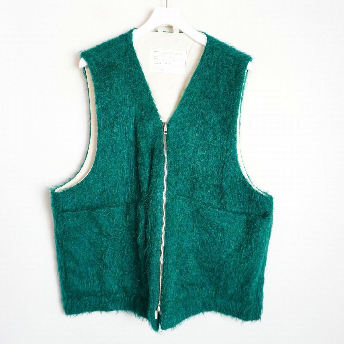 カミエルフォートヘンス　Zip VEST M Camiel Fortgens Zip Vest Wool Fleece Brown – Neighbour