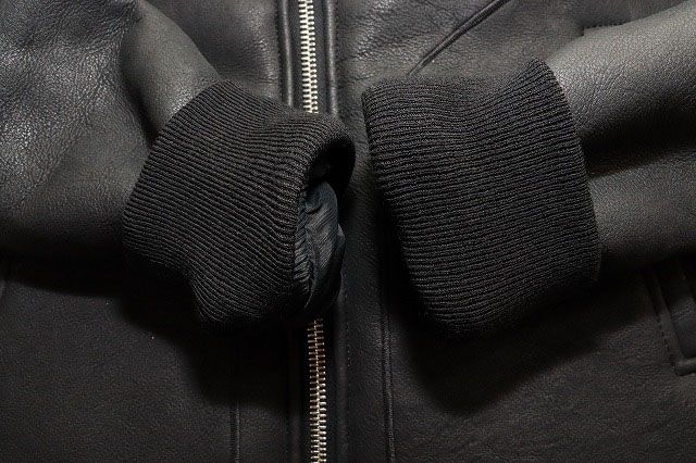 リックオウエンス Rick Owens 14AW INTARSIA SHEARING JACKET BLACK 48