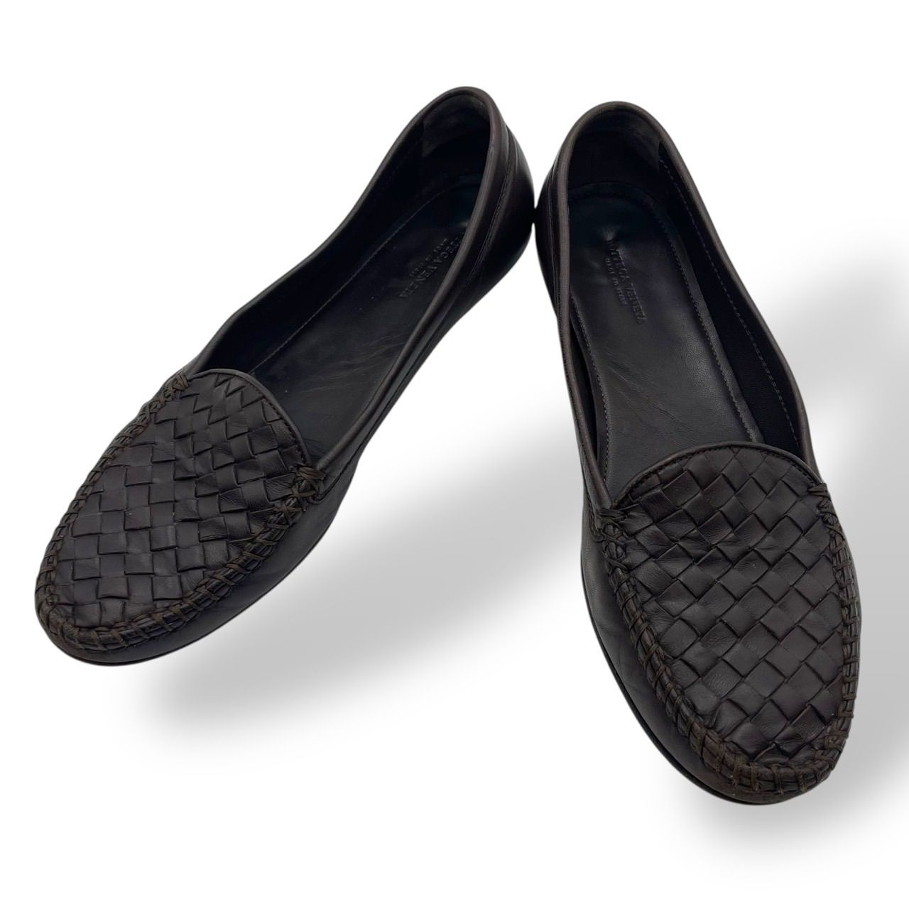 BOTTEGA VENETA　イントレチャート　レザー　パンプス　約24cm BOTTEGA VENETA イントレチャート レザー パンプス 約24cm