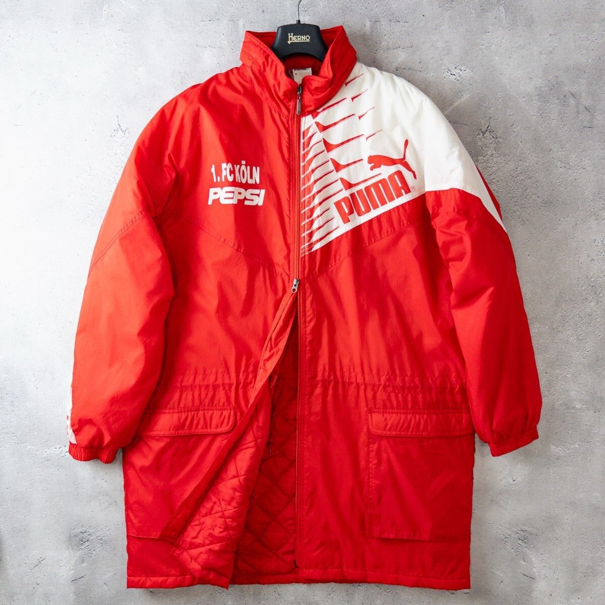 激レア 90s PUMA 1.FCケルン PEPSI プーマ ベンチコート ジャケット