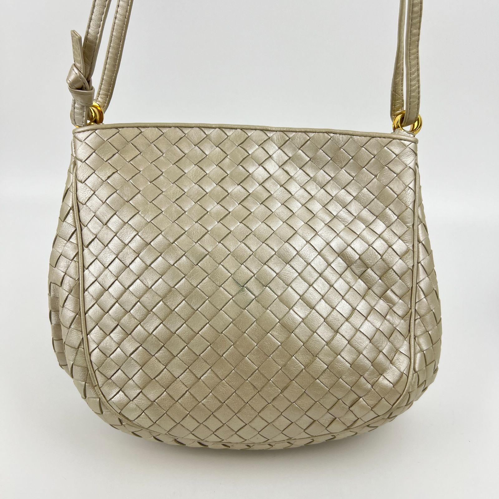 中古】Bottega Veneta ボッテガヴェネタ イントレチャート ショルダー