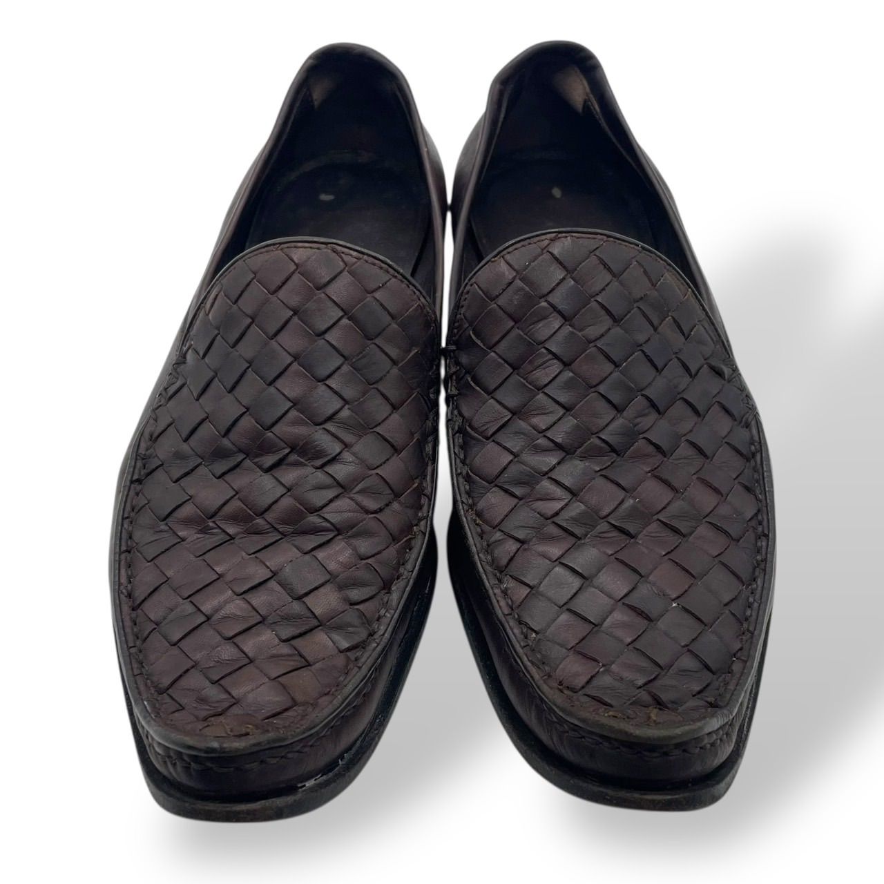 美品 BOTTEGA VENETA ボッテガヴェネタ ローファー レザーシューズ