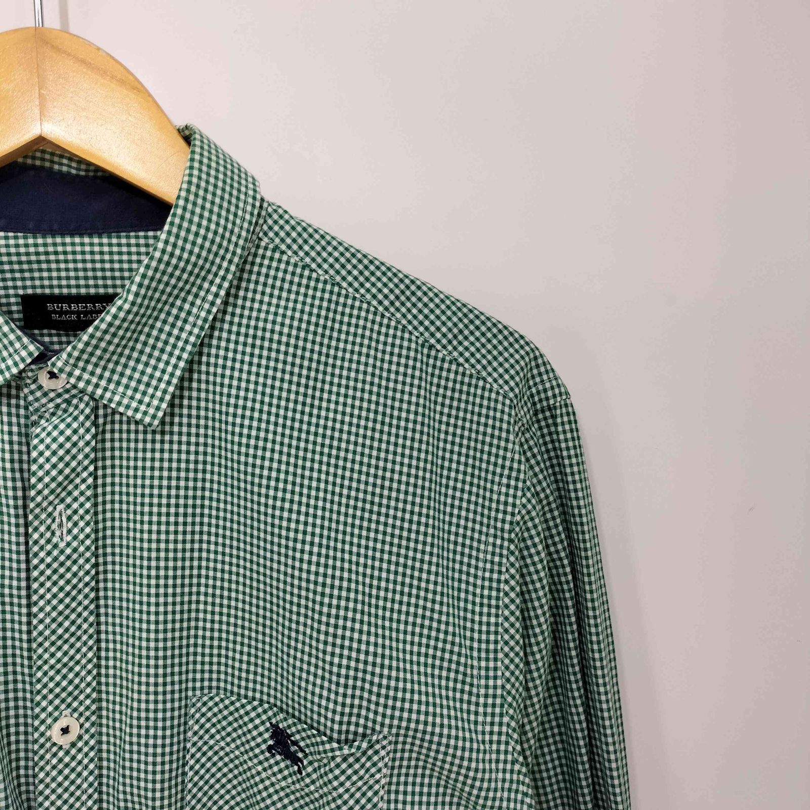 バーバリーブラックレーベル BURBERRY BLACK LABEL ホース刺繍