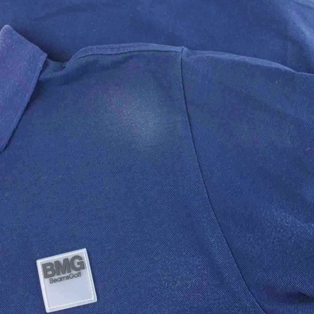 ビームスゴルフ BEAMS GOLF ポロシャツ L 紺 ネイビー 半袖 ポロカラー