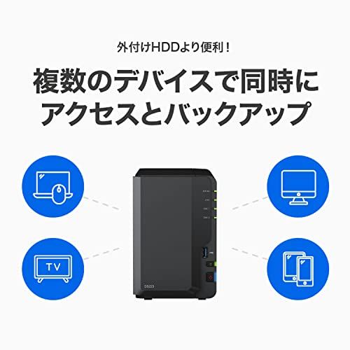 ★Synology NASキット 2ベイ DS720+/JPクアッドコアCPU Amazon.co.jp: Synology NASキット 2ベイ DS723+ RyzenCPU搭載 2GB